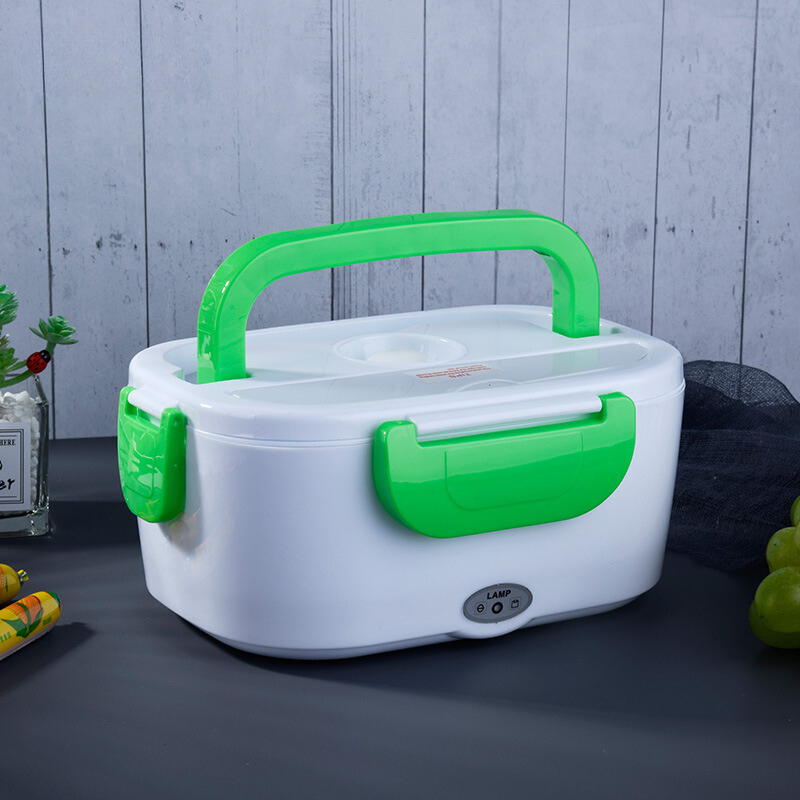 2-In-1 Electric Heating Lunch Box – Portable Food Warmer for Car & Office Meals