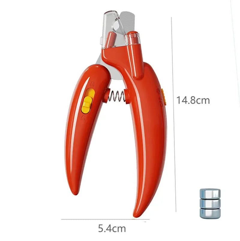 Pet Nail Clipper with Led Light – Precision Grooming Tool for Safe & Stress-Free Pet Nail Trimming