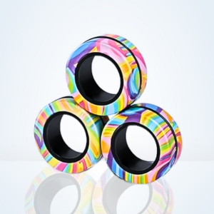 Magnetic Rings Fidget Toy – Anti-Stress Spinner Sensory Toy