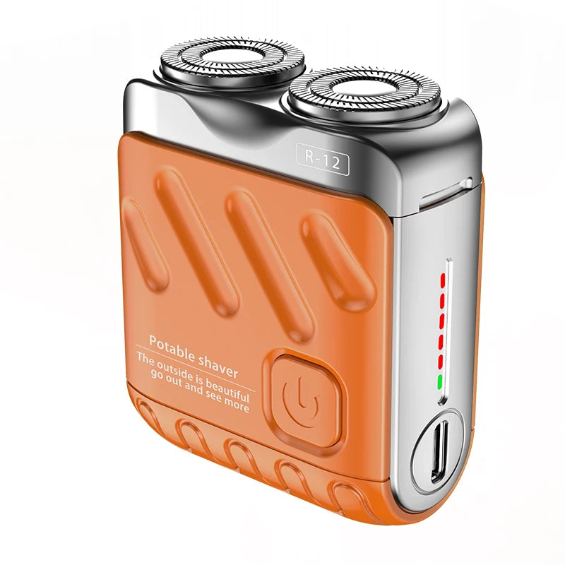 Mini Waterproof Electric Shaver – Portable Electric Razor for Wet & Dry Shaving