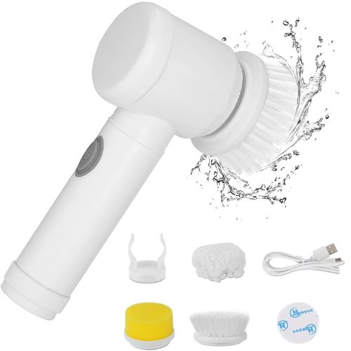 Handheld Electric Multi-use Scrubber - Cordless Cleaning Brush for Bathroom & Kitchen