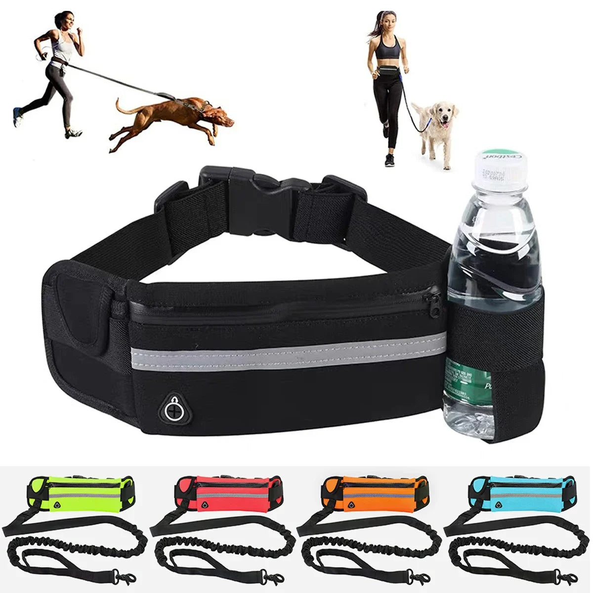 Hands Free Dog Leash – Running Leash for Walking, Jogging & Hiking with Dogs