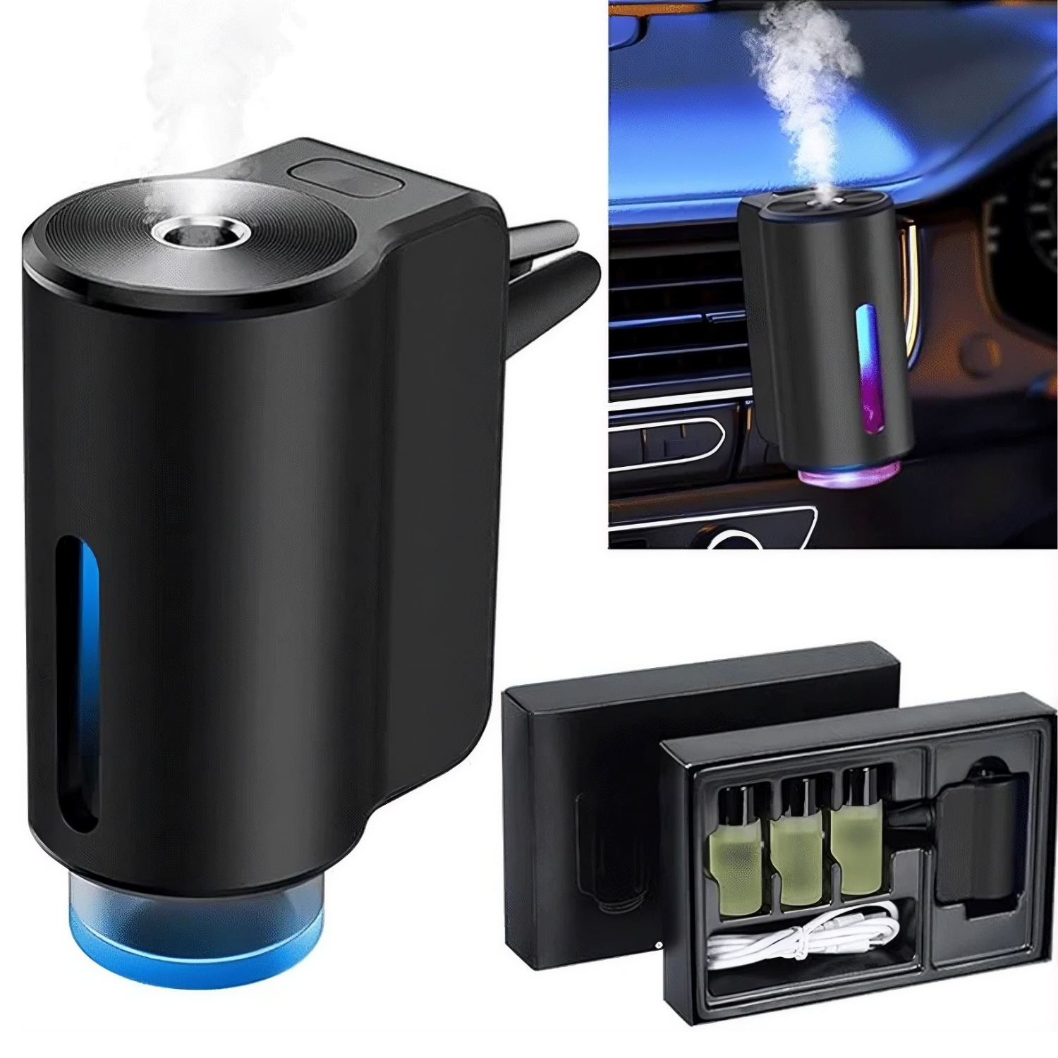 Electric Car Air Freshener – Smart Aromatherapy Diffuser for Long-Lasting Car Fragrance