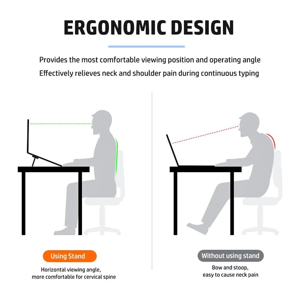 Foldable Laptop Stand – Portable Laptop Holder for Ergonomic Workspace