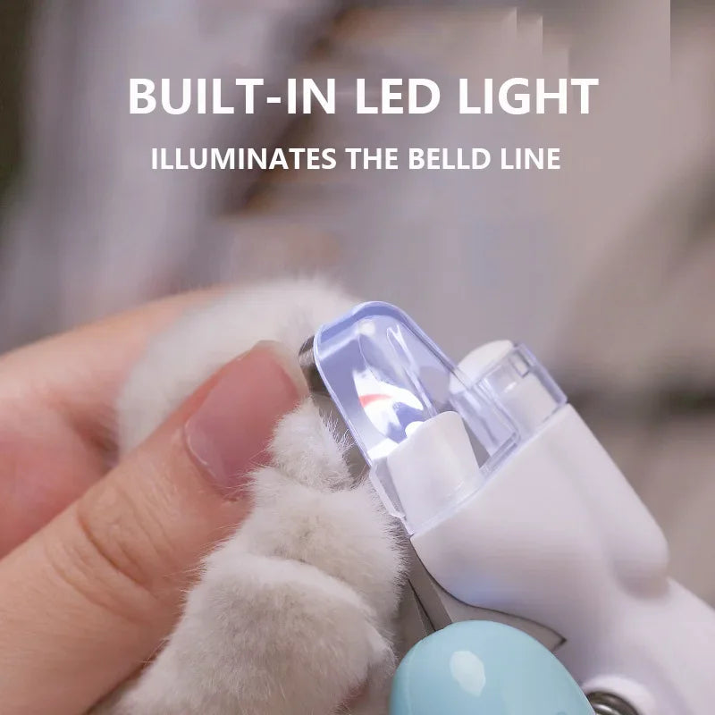 Pet Nail Clipper with Led Light – Precision Grooming Tool for Safe & Stress-Free Pet Nail Trimming