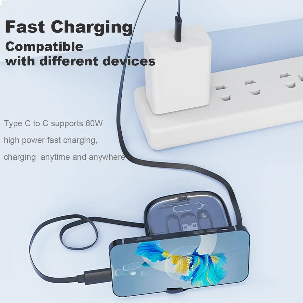 Multifunctional Cable Storage Box – Cable Organizer Box for Desk & Home Setup