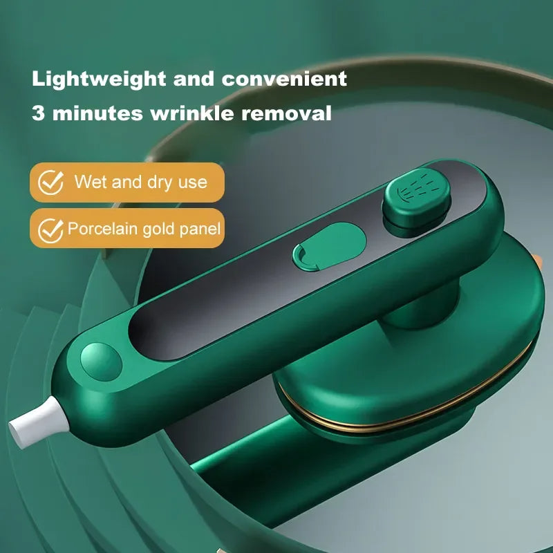 Electric 30W Mini Portable Steam Iron – Travel Steam Iron for Clothes & Fabric Care