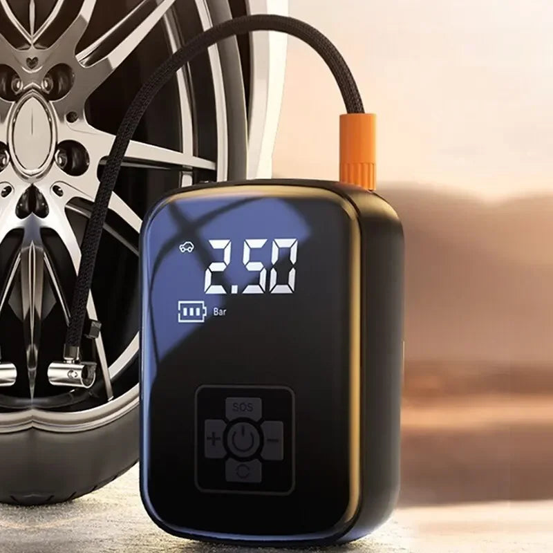Tire Inflation Pump – Portable Air Compressor Pump for Car, Bike & Tires