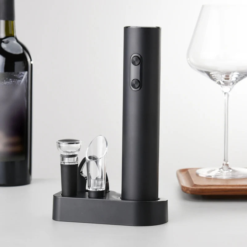 Electric Wine Opener Set – Automatic Wine Opening Kit for Effortless Cork Removal
