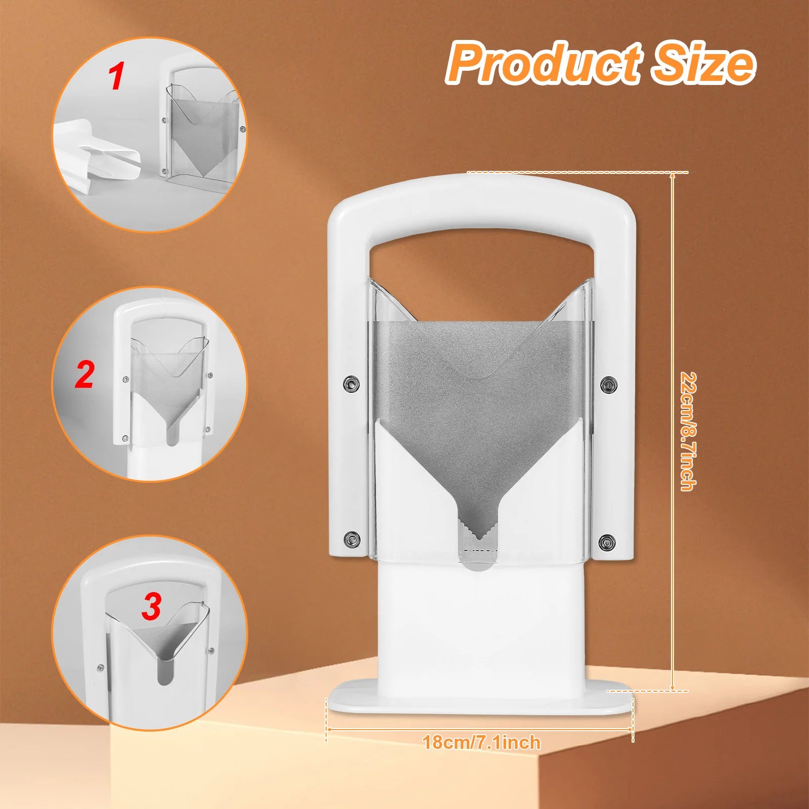 Bagel Bread Slicer – Safe Bread Cutting Tool