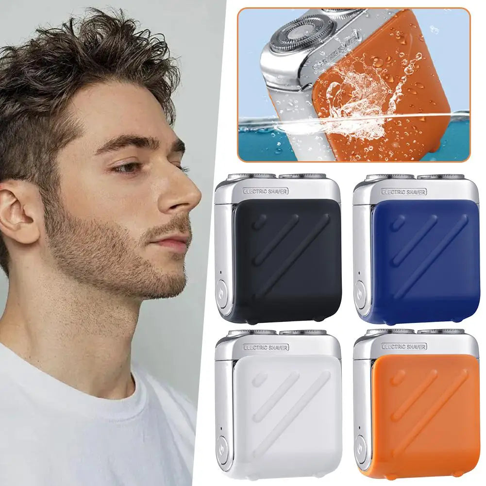 Mini Waterproof Electric Shaver – Portable Electric Razor for Wet & Dry Shaving