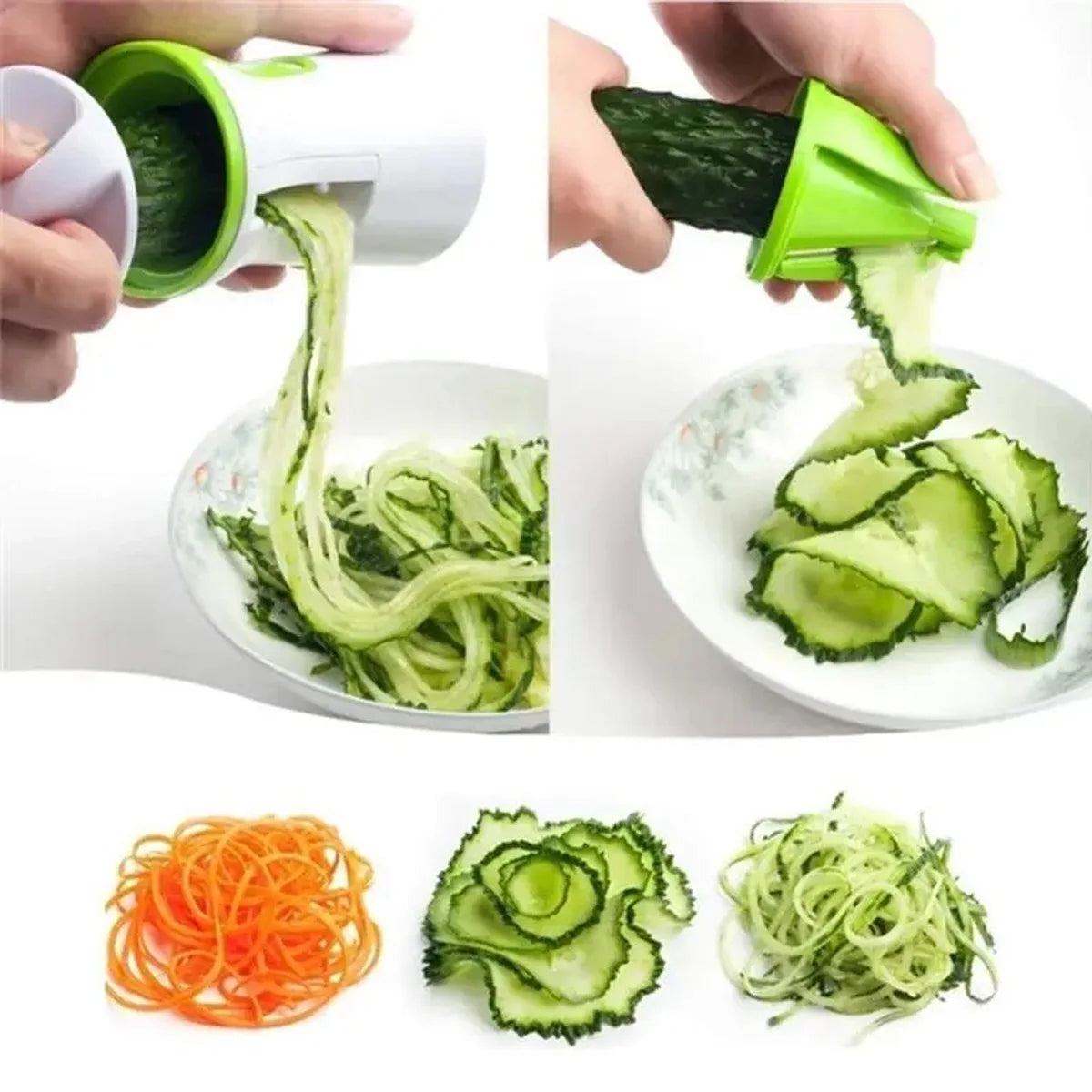 fruits and Vegetable Spiralizer shredder - Kitchen Zoodle Maker Slicer Tool