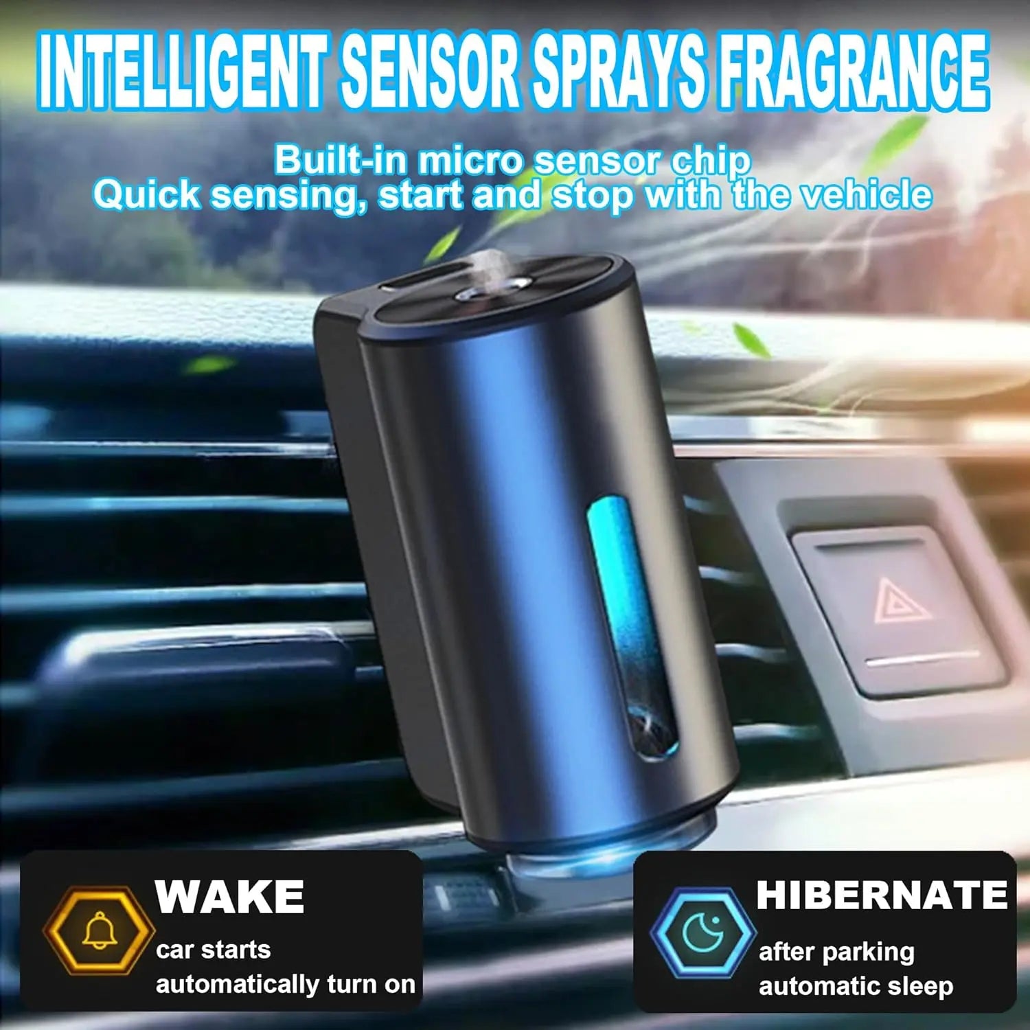 Electric Car Air Freshener – Smart Aromatherapy Diffuser for Long-Lasting Car Fragrance