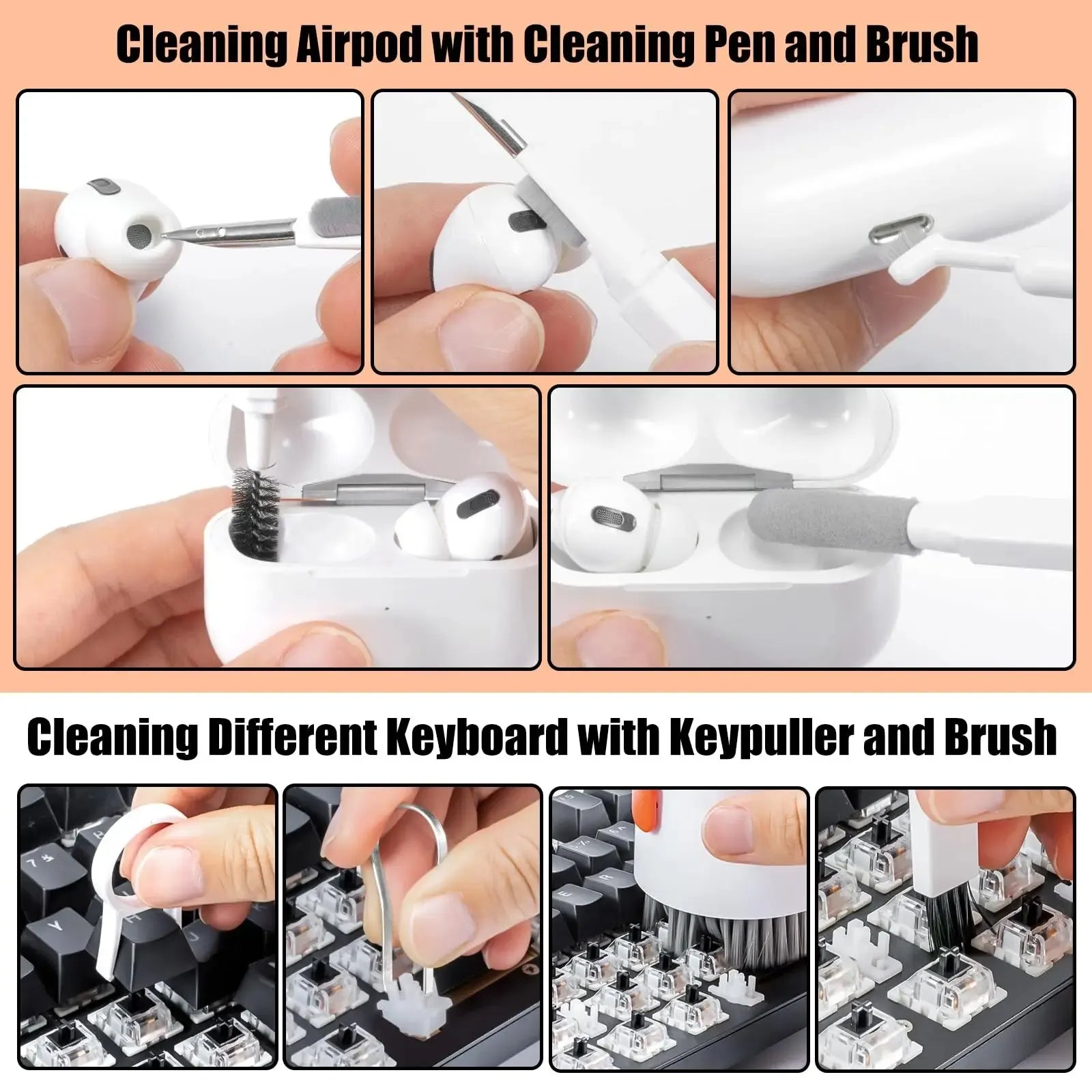 20 in 1 Electronics Cleaning Kit – Device Cleaning Tools for Keyboard, Phone & Laptop