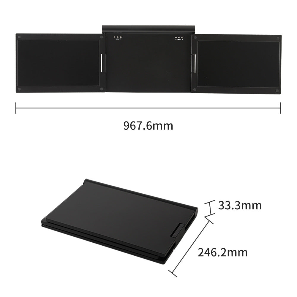 Portable Dual Screen Monitor for Laptop – Laptop Screen Extender for Productivity & Gaming