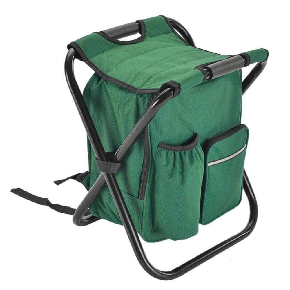 Folding Stool Backpack Camping Seat – Portable Outdoor Chair Backpack for Camping & Fishing