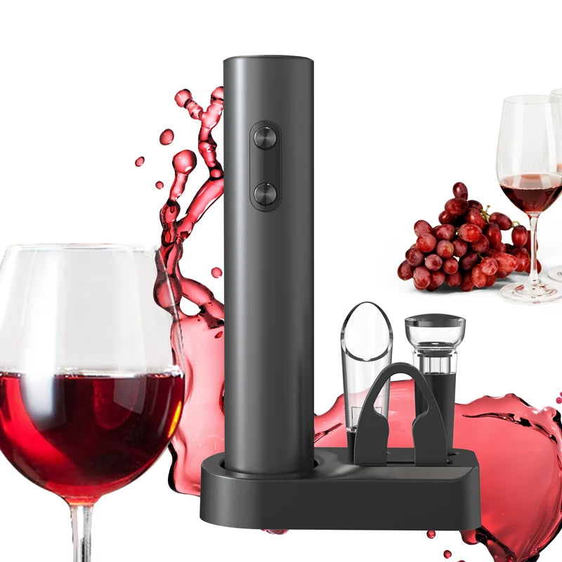 Electric Wine Opener Set – Automatic Wine Opening Kit for Effortless Cork Removal