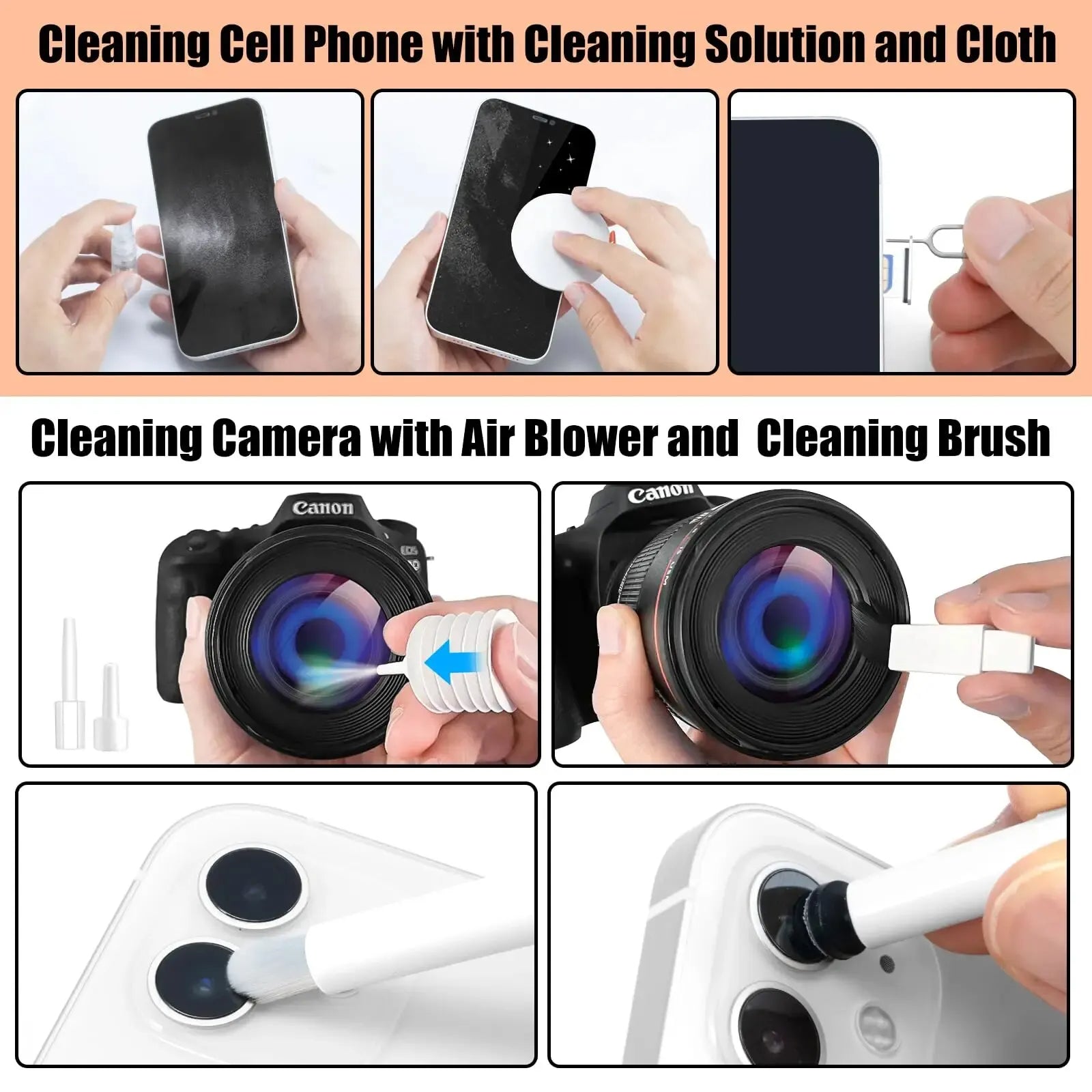 20 in 1 Electronics Cleaning Kit – Device Cleaning Tools for Keyboard, Phone & Laptop