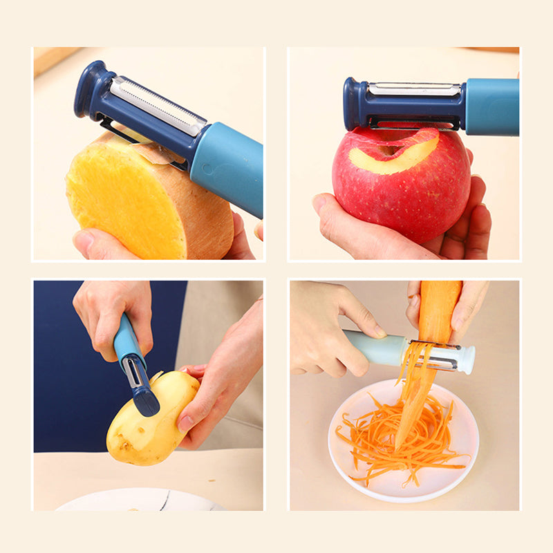 2-in-1 Fruit Peeler – Kitchen Peeler & Slicer Tool for Fruits & Vegetables