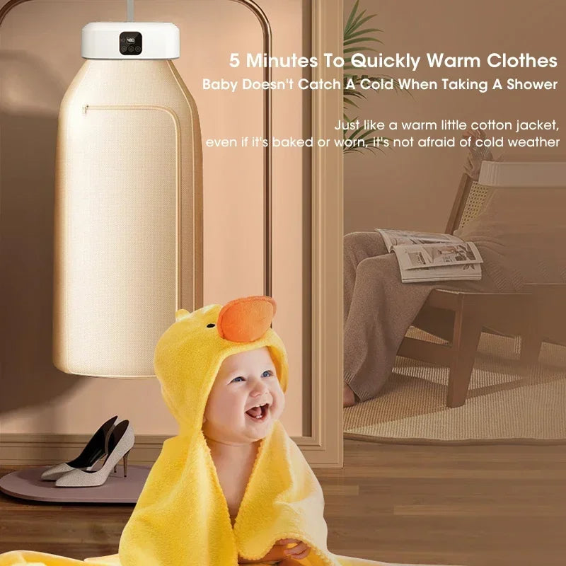 Electric Travel Clothes Dryer – Portable Compact Clothes Drying Machine