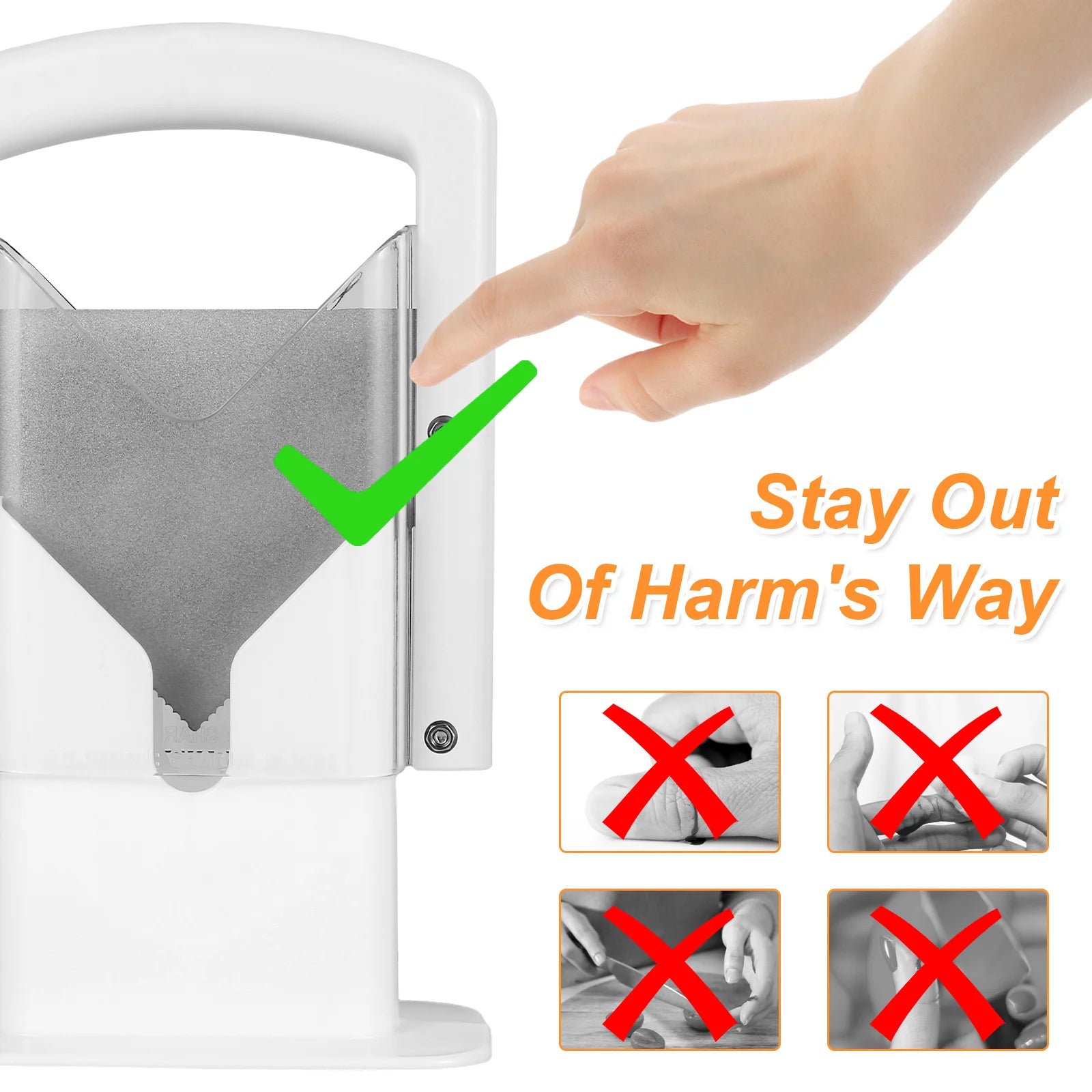 Bagel Bread Slicer – Safe Bread Cutting Tool
