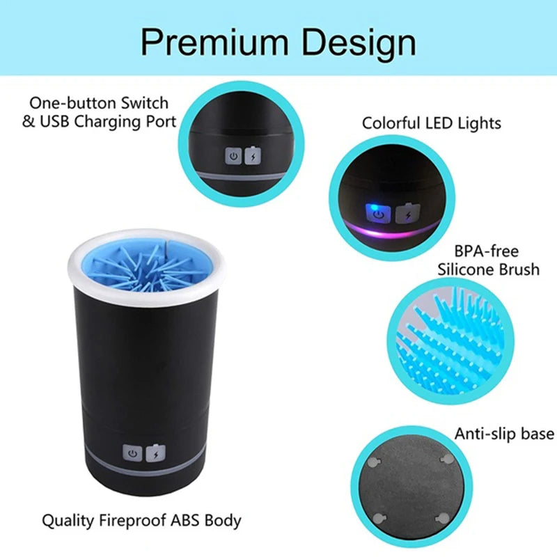 Automatic Paw Cleaner – Electric Pet Foot Washer Cup