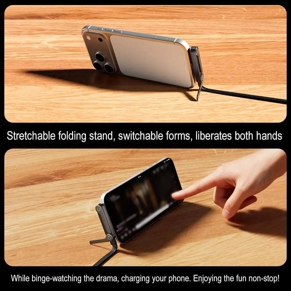Charging 2 in 1 Cable Stand – Charging Cable Organizer & Phone Stand for Desk
