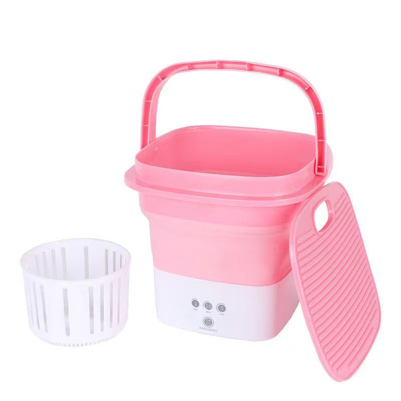 Folding Washing Machine – Portable Mini Washing Machine for Travel & Home cleaner