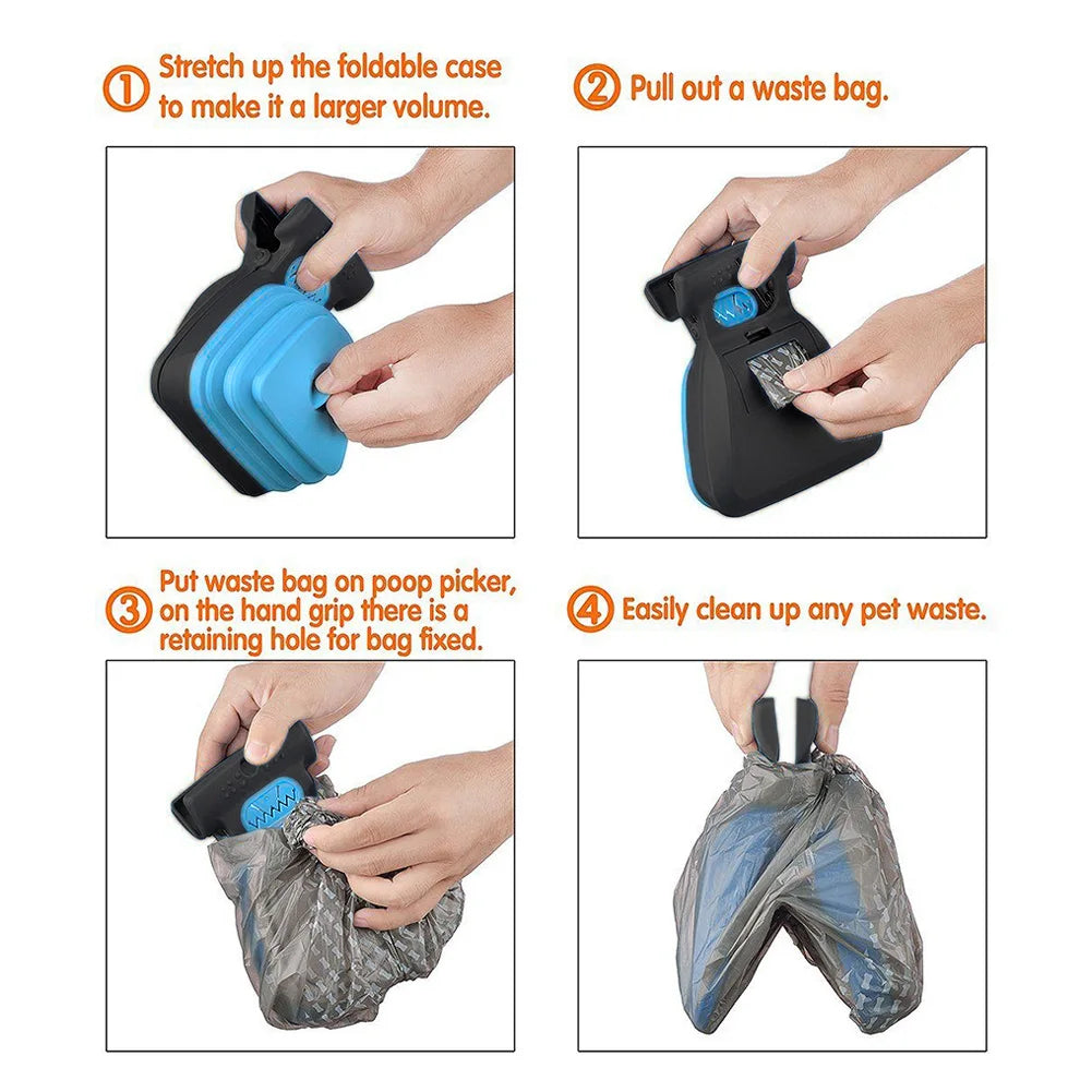 Dog Poop Scooper – Portable Pet Waste Picker for Easy & Hygienic Dog Cleanup