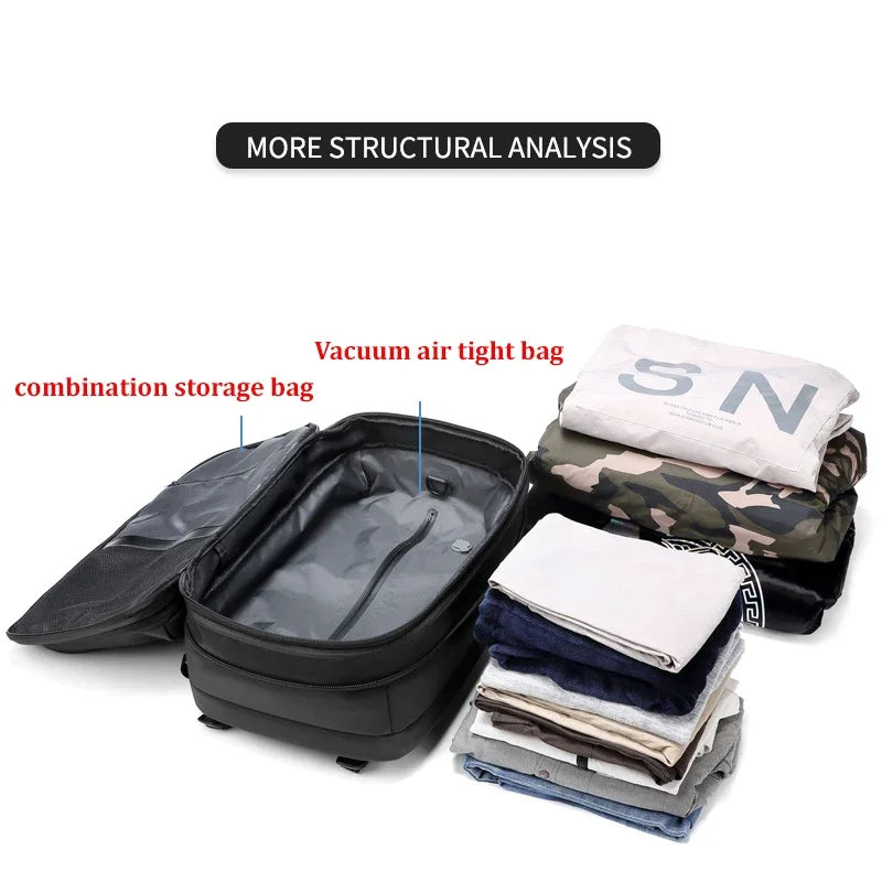 Vacuum Sealable Backpack – Compression Travel Bag with Vacuum sealable Storage