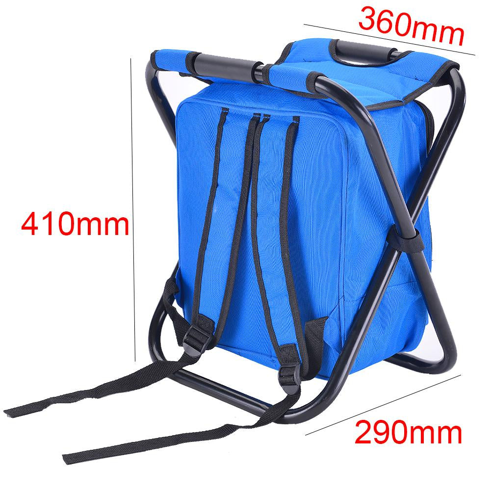 Folding Stool Backpack Camping Seat – Portable Outdoor Chair Backpack for Camping & Fishing
