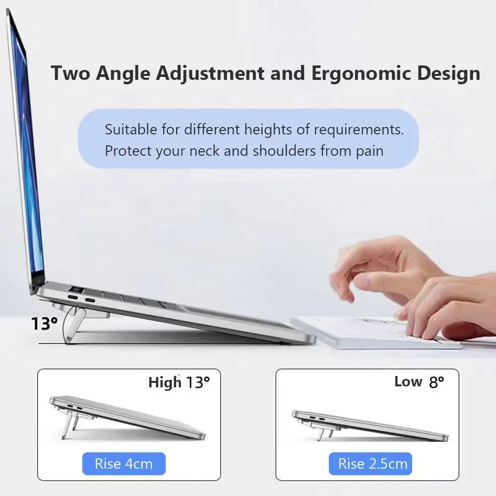 Foldable Laptop Stand – Portable Laptop Holder for Ergonomic Workspace