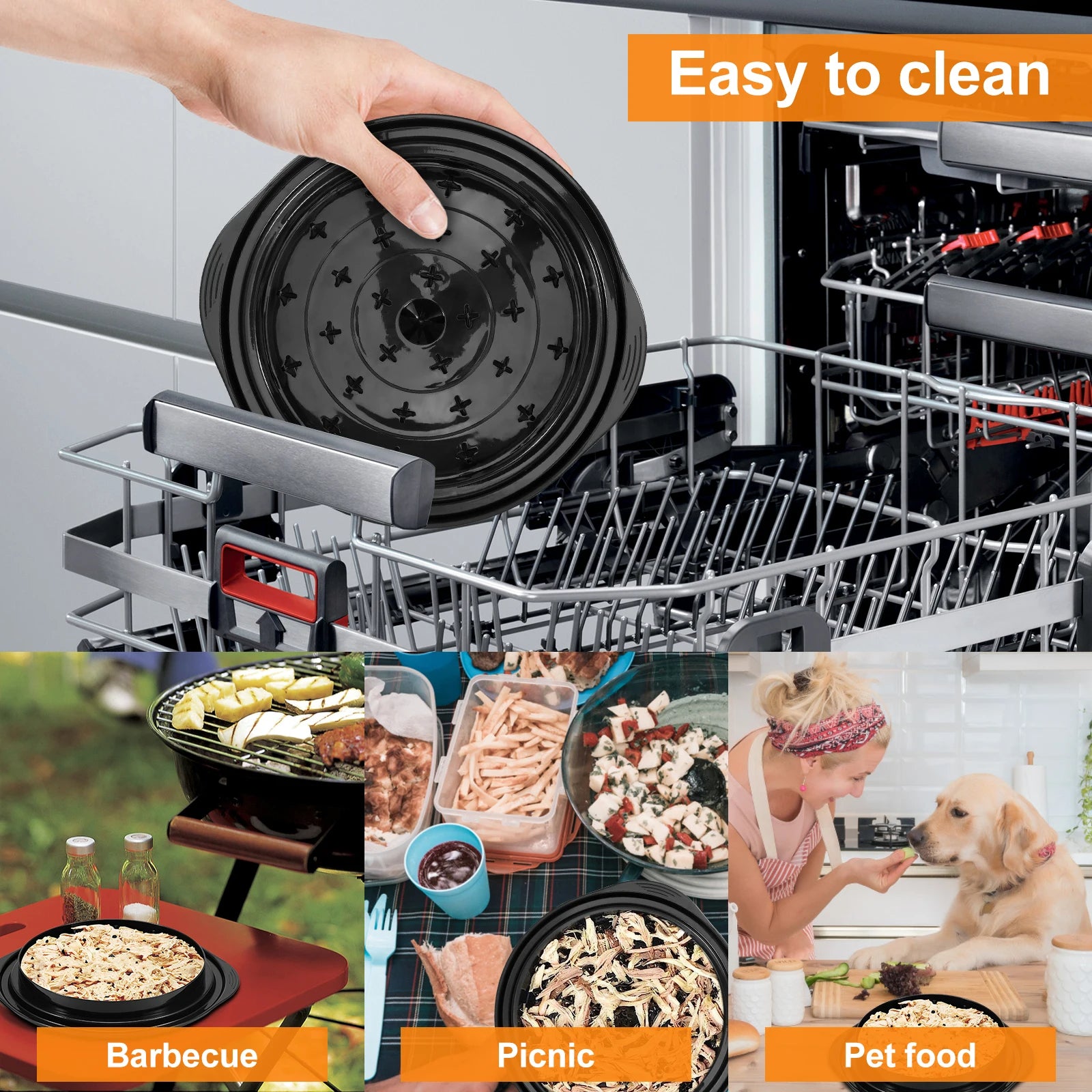 Chicken Meat Shredder – Manual Meat Grinder & Shredding Tool