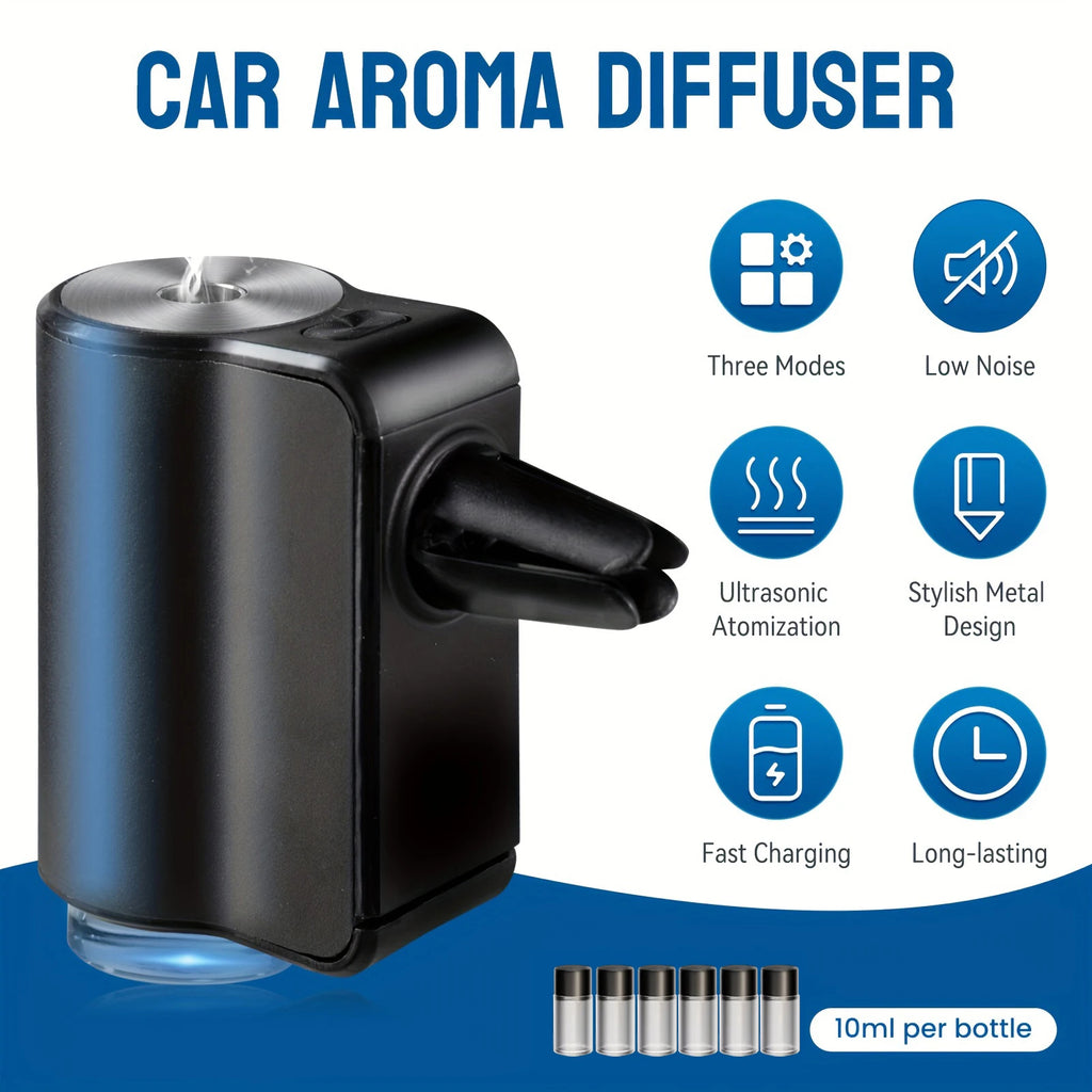 Electric Car Air Freshener – Smart Aromatherapy Diffuser for Long-Lasting Car Fragrance