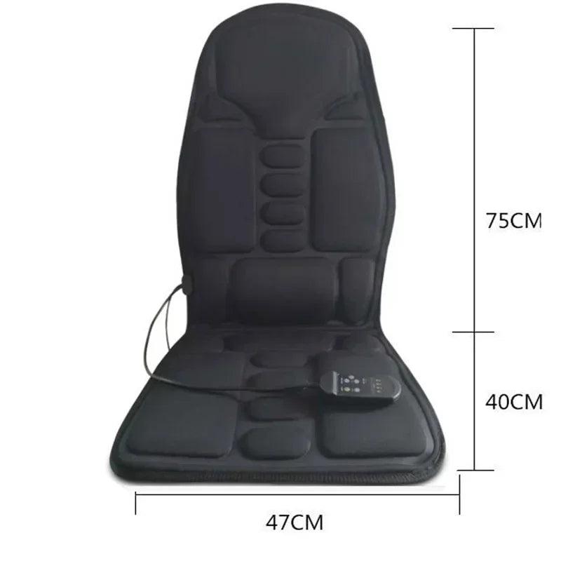Multi-Mode Vibrating Massage Chair Pad – Heated Massage Seat Cushion for Relaxation