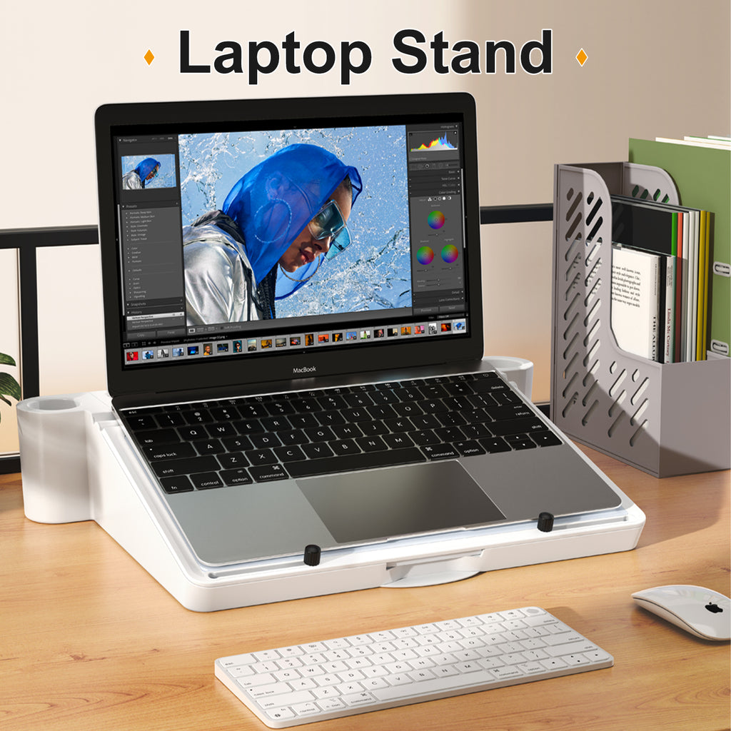 Multfunctional Laptop Stand – Adjustable Laptop Riser for Office & Home Use