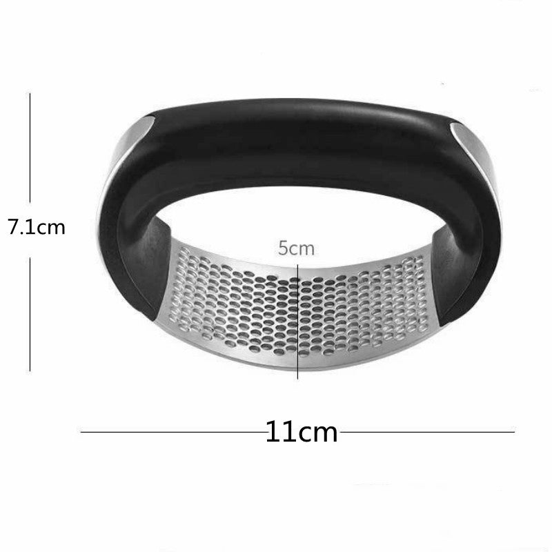 Stainless Steel Garlic Press – Heavy Duty Garlic Crusher Tool