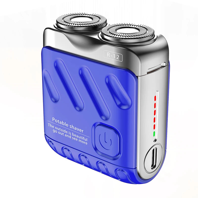 Mini Waterproof Electric Shaver – Portable Electric Razor for Wet & Dry Shaving