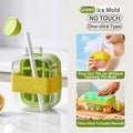 Ice Cube Tray With Straw – Ice Mold Bottle with Built-In Straw for Cold Drinks
