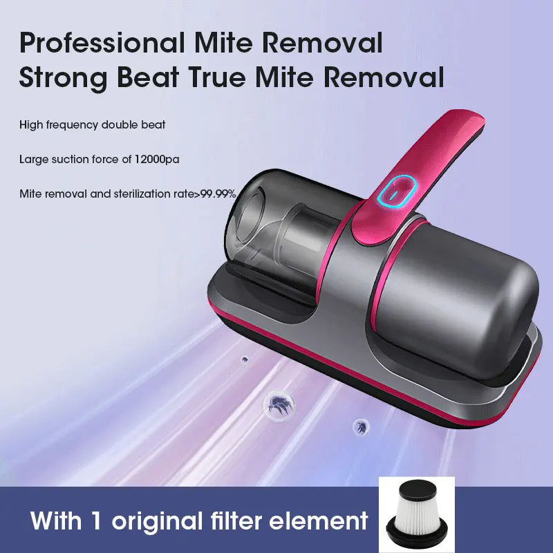 Portable Vacuum Cleaner for Sofas & Mattresses – High-Suction Deep Cleaning for Dust, Pet Hair & Allergens