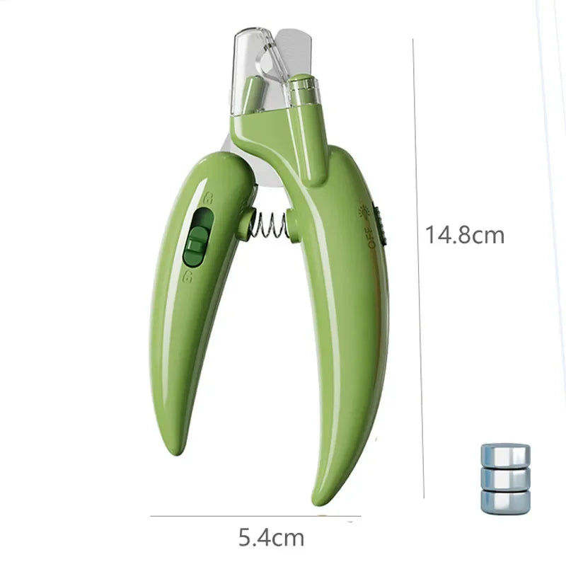 Pet Nail Clipper with Led Light – Precision Grooming Tool for Safe & Stress-Free Pet Nail Trimming