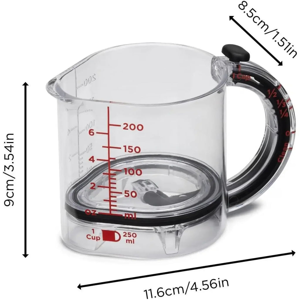 4-in-1 Adjustable Measuring Cup – Multi-Size Measuring Tool for Accurate Cooking & Baking