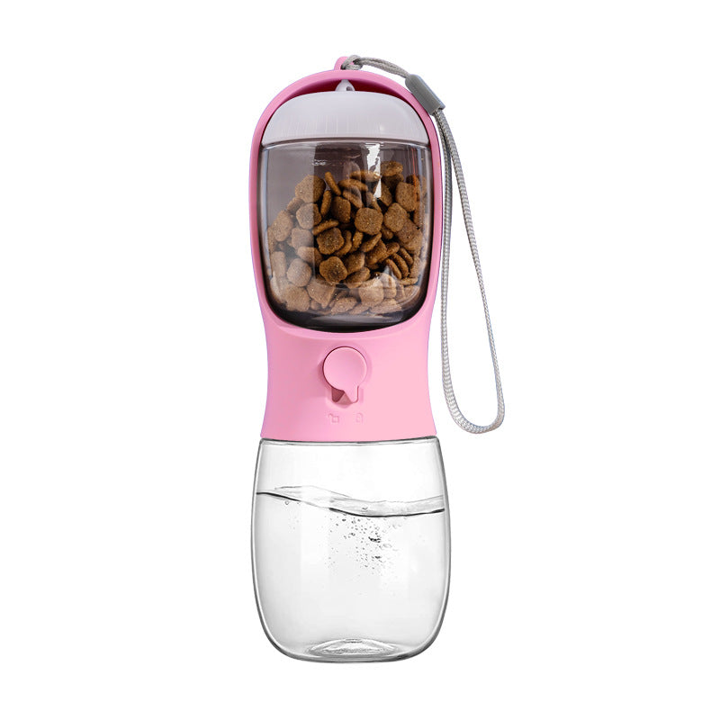 Portable Pet Water Bottle – Leakproof Dog and Cat Water and Food Dispenser for Travel