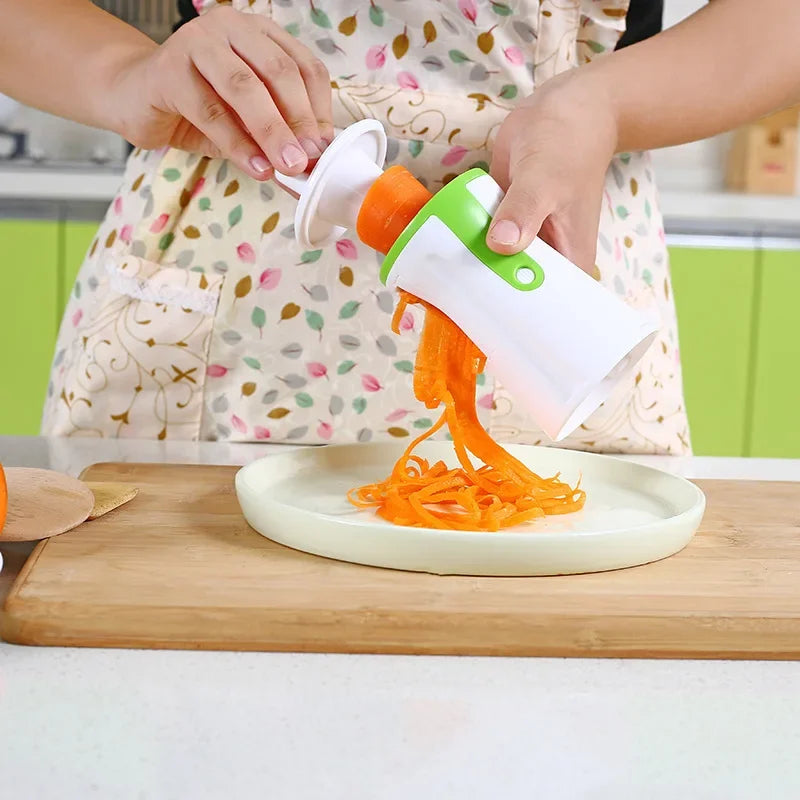 fruits and Vegetable Spiralizer shredder - Kitchen Zoodle Maker Slicer Tool