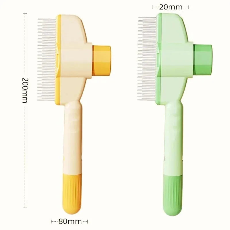 Pet Hair & Flea Comb – Fine-Tooth Grooming Brush for Removing Tangles, Fleas & Loose Fur