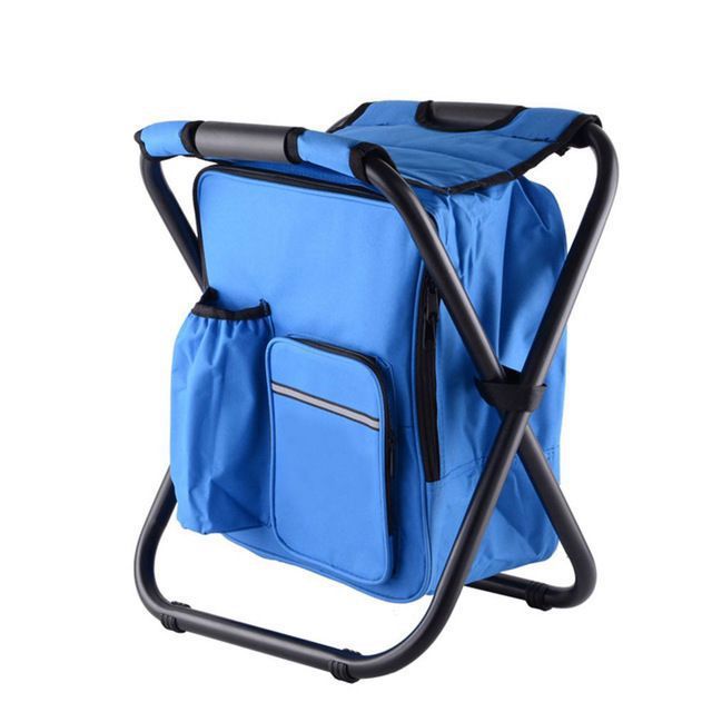 Folding Stool Backpack Camping Seat – Portable Outdoor Chair Backpack for Camping & Fishing