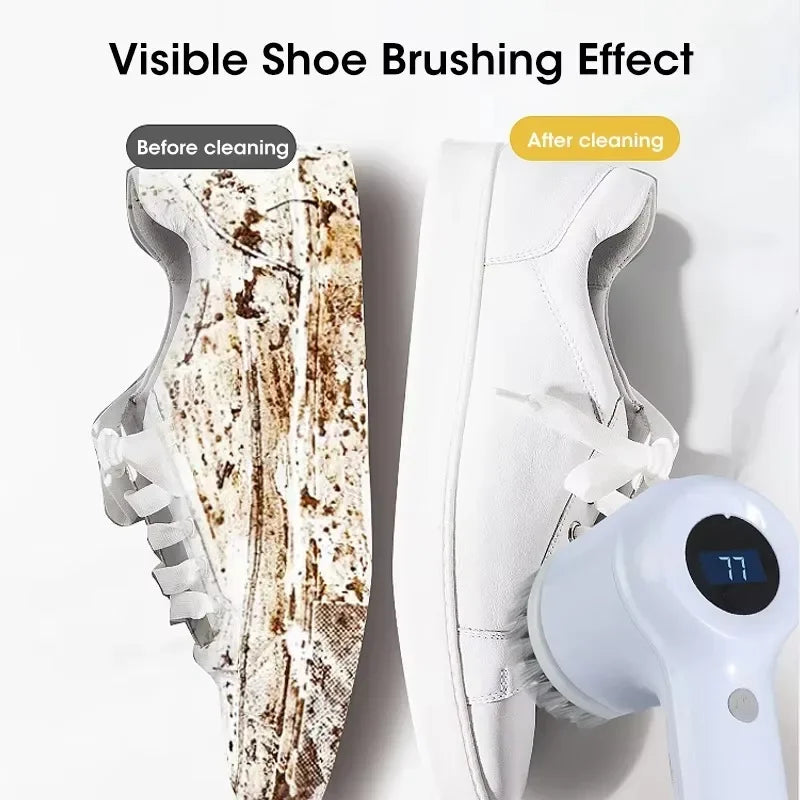 Handheld Electric Multi-use Scrubber - Cordless Cleaning Brush for Bathroom & Kitchen