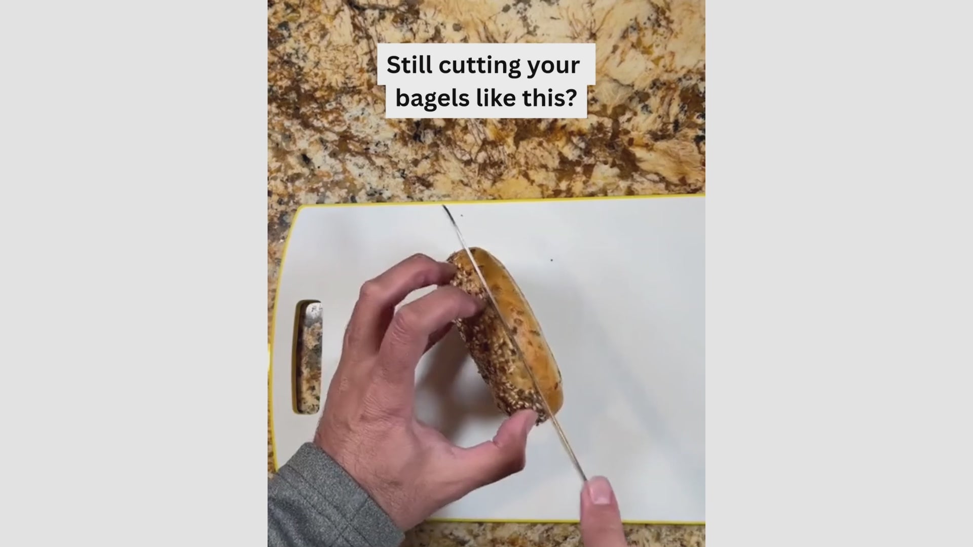 Bagel Bread Slicer – Safe Bread Cutting Tool