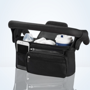 Baby Stroller Manager With Non-Slip Strap – Stroller Organizer Bag for Easy Access to Baby Essentials